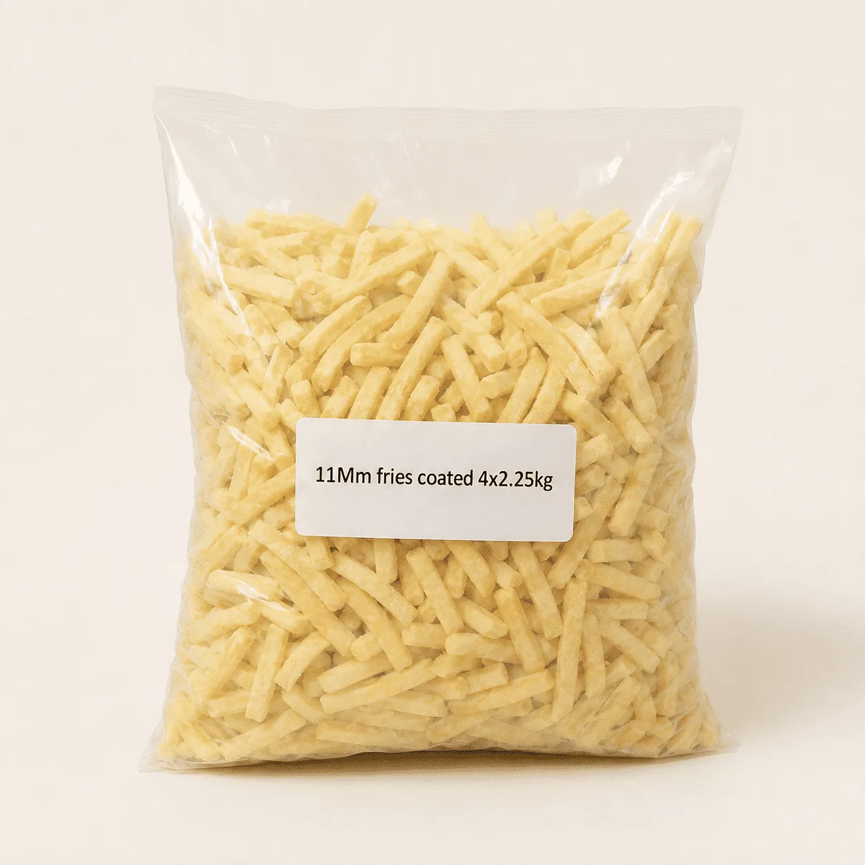11mm fries coated 4x2.25kg - Image 1