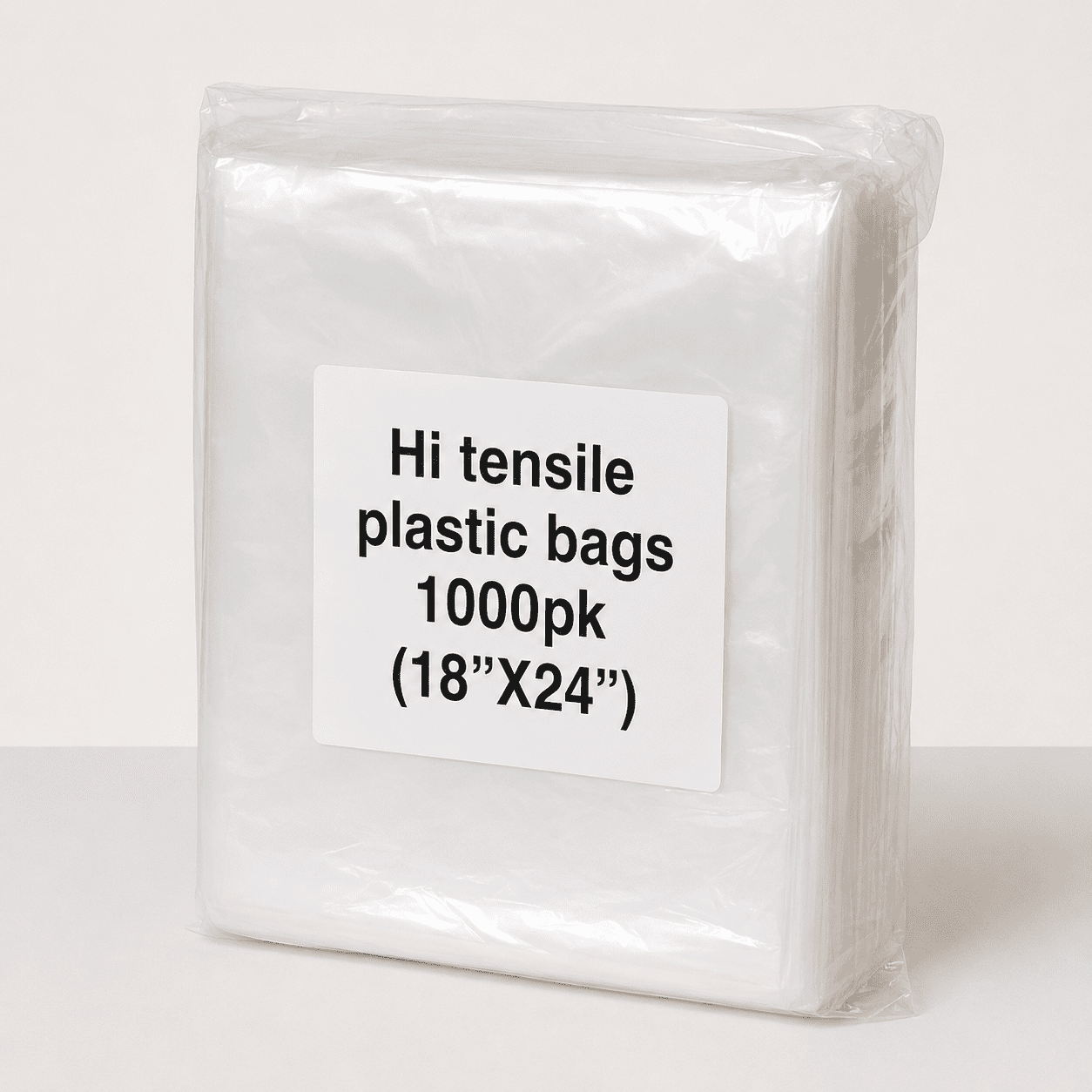 Hi tensile plastic bags 1000pk (18"X24") - Image 1
