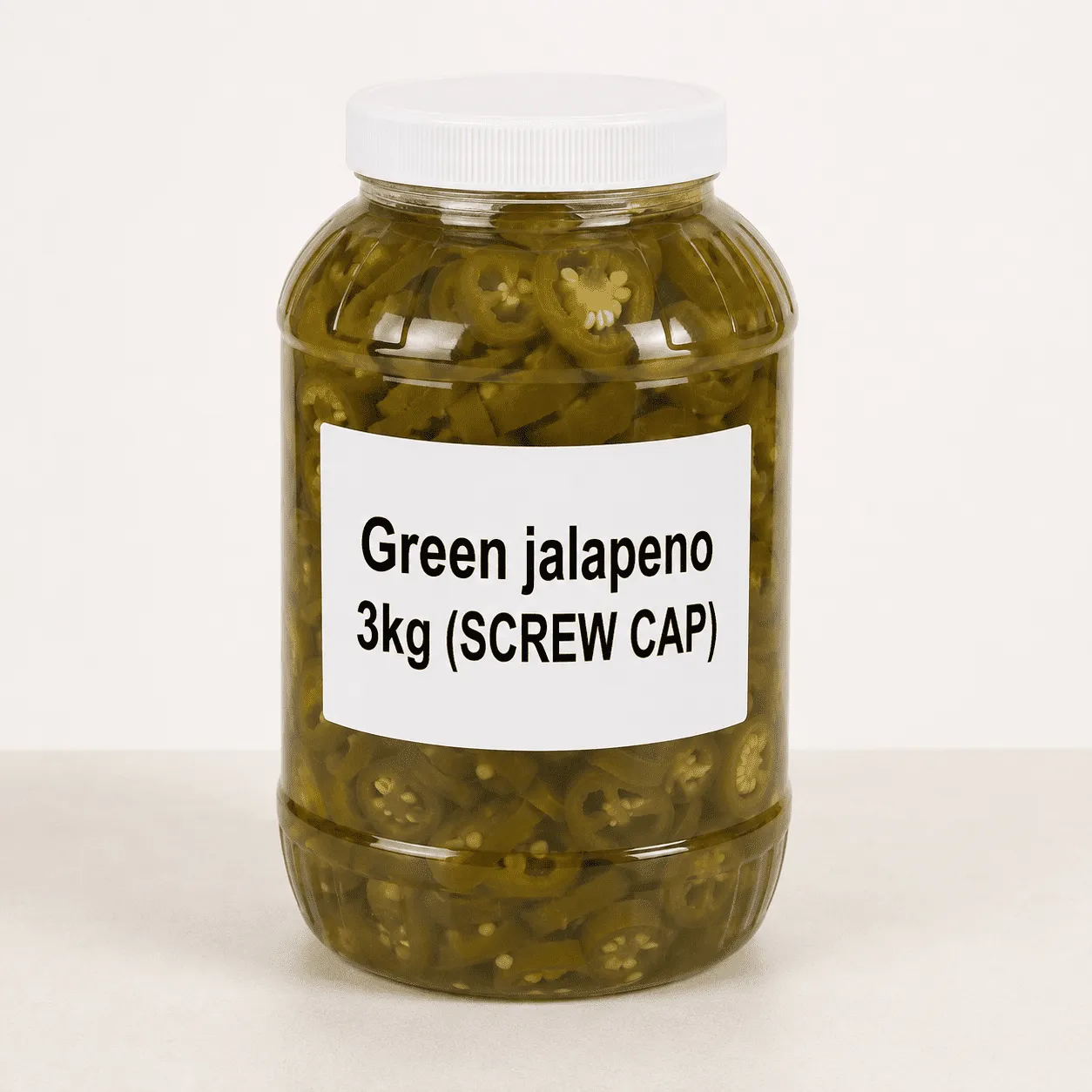 Green jalapeno 3kg (SCREW CAP) - Image 1