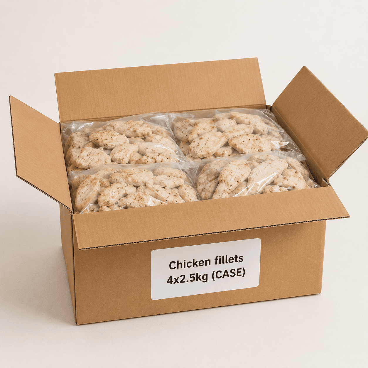 Chicken fillets 4x2.5kg (CASE) - Image 1