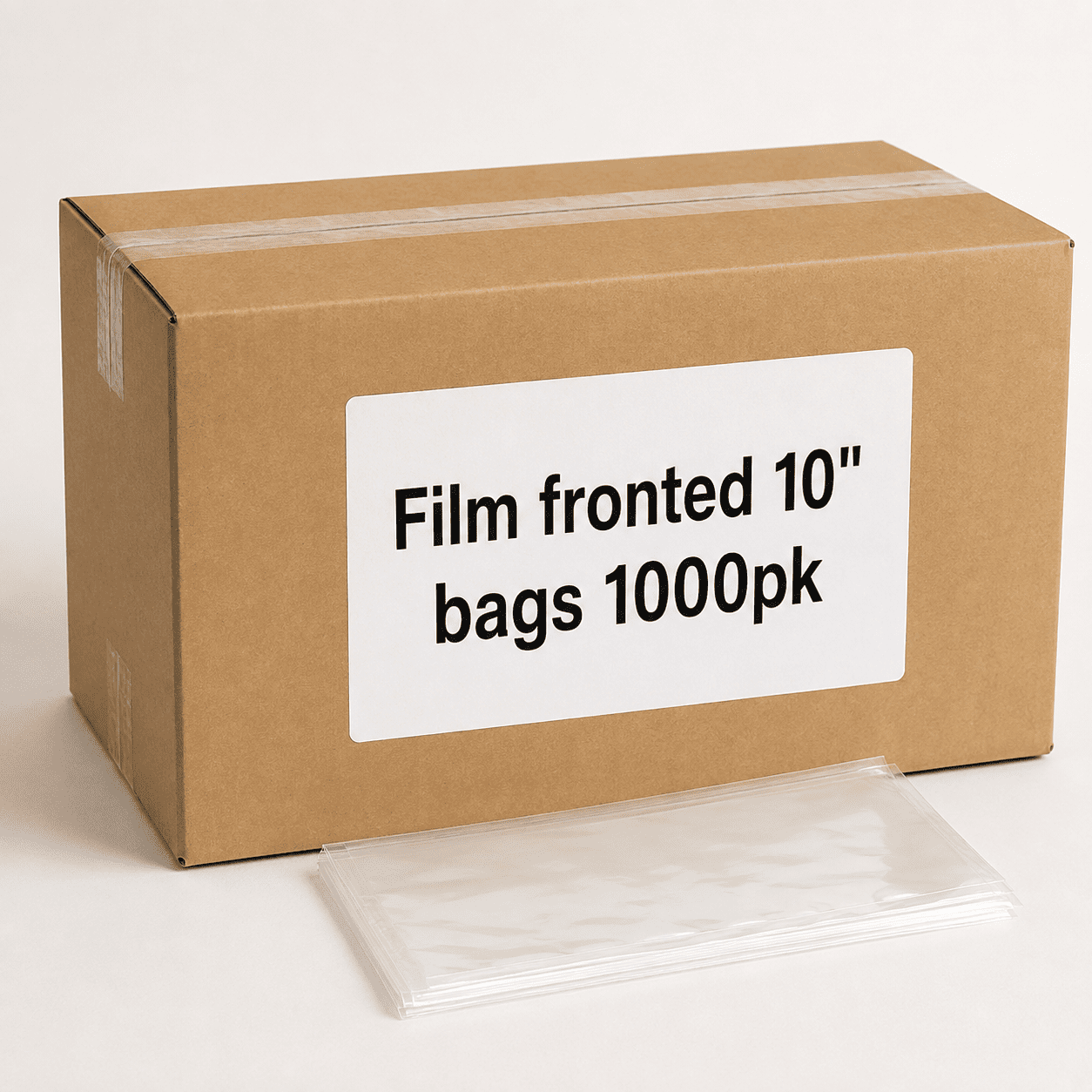 Film fronted 10" bags 1000pk - Image 1