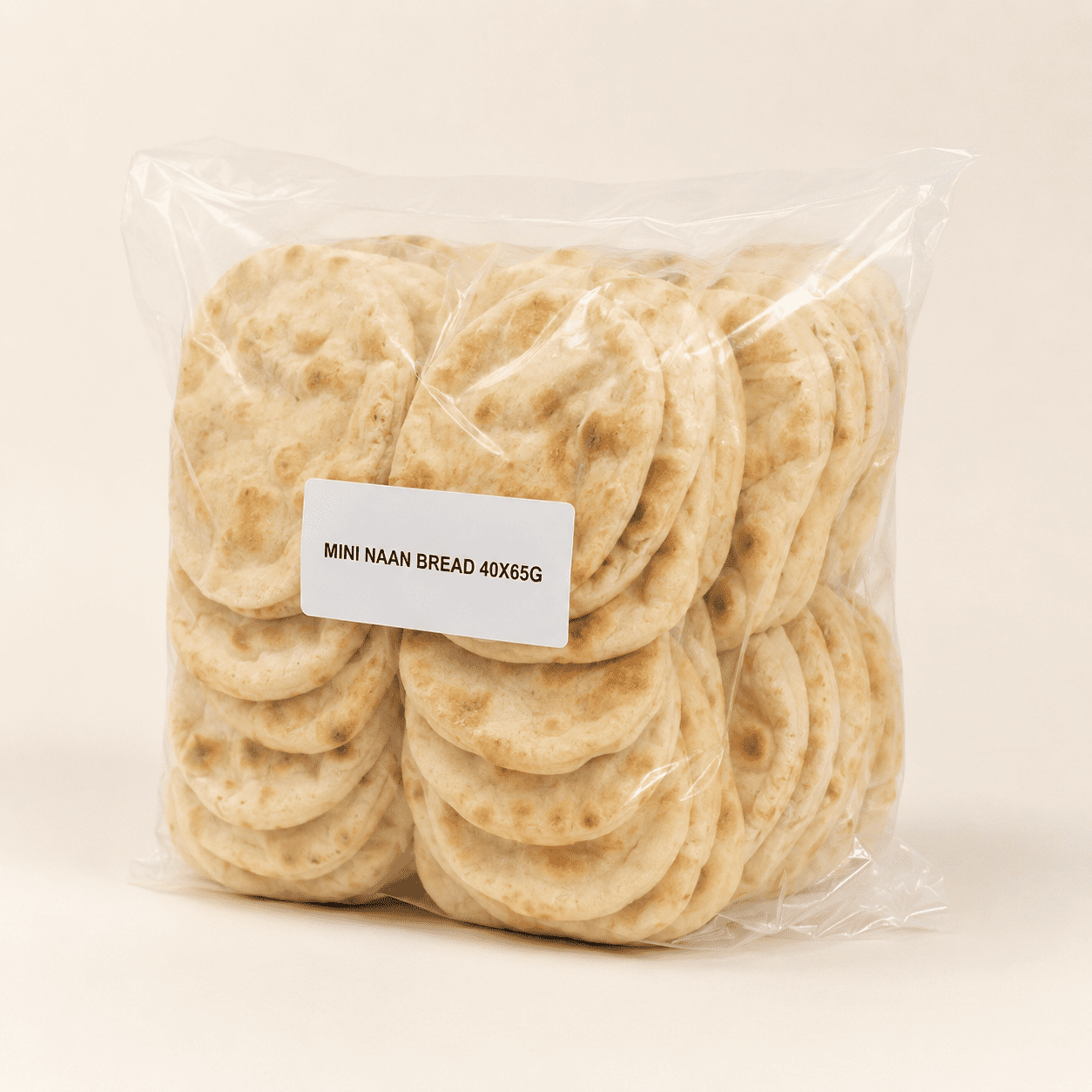 Mini naan bread 40x65g - Image 1