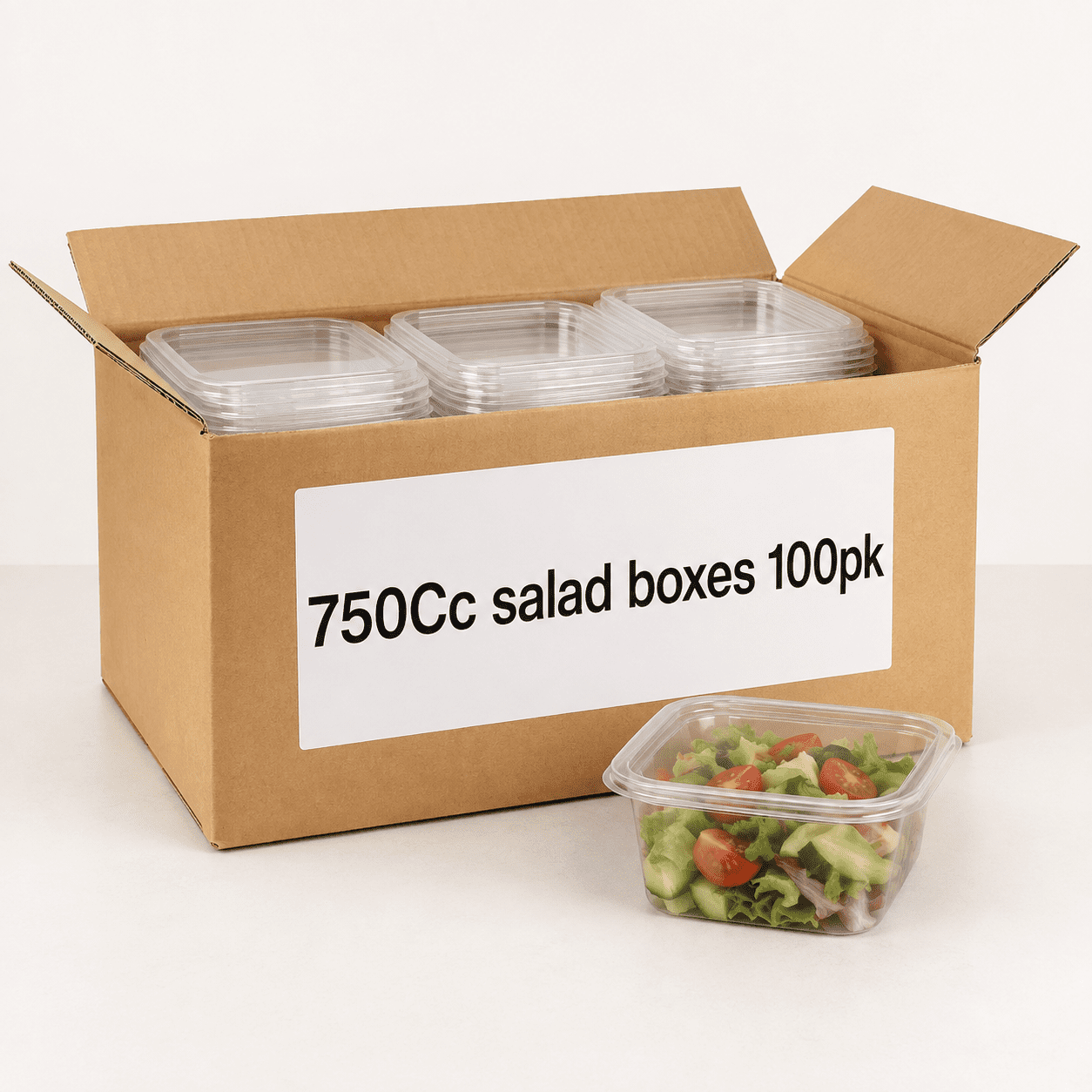 750Cc salad boxes 100pk - Image 1
