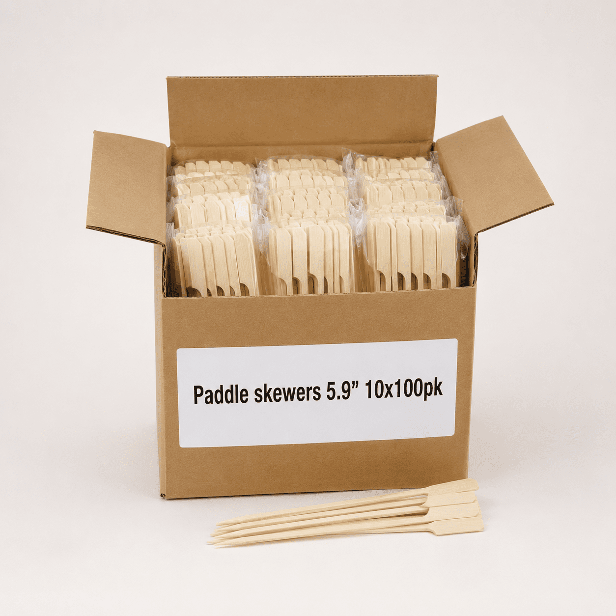 Paddle skewers 5.9" 10x100pk - Image 1