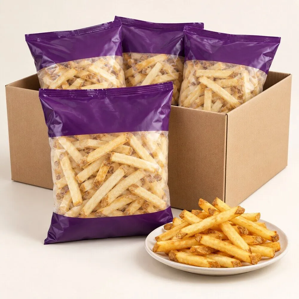 11mm skin on fries coated 4x2.25kg (PURPLE) - Image 1
