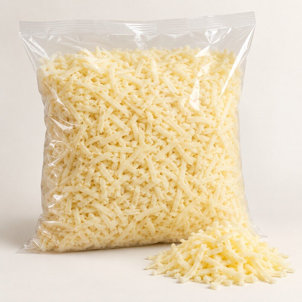 Grated white mature cheese 2kg - Image 1