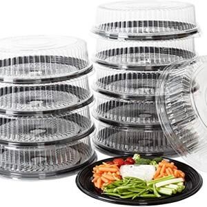 BUFFET PLATTERS & LIDS 10PK (LARGE) - Image 1
