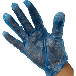 DISPOSABLE BLUE GLOVES 100PK (LARGE) - Image 1