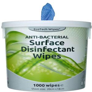 SURFACE DISINFECTANT WIPES 1000PK (FOOD PREP AREA) - Image 1