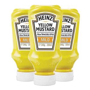 TABLE TOP MUSTARD 8X220ML (HEINZ) - Image 1