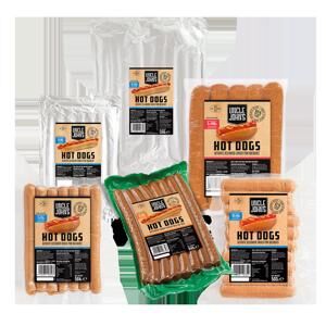 UNCLE JOHN 12" HOT DOGS 9X140G (PACKET) - Image 1