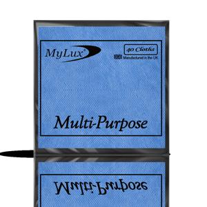 MULTIPURPOSE CLOTHS 50PK (BLUE)