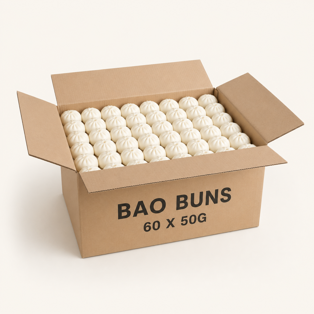 Bao buns 60x50g Bao buns 60x50g - Image 1