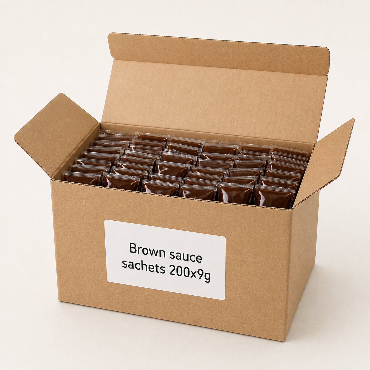 Brown sauce sachets 200x9g Brown sauce sachets 200x9g - Image 1