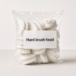 Hard brush head