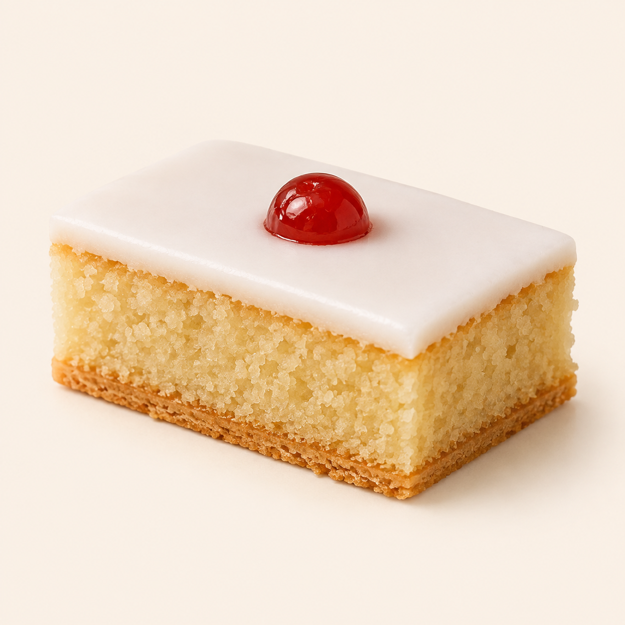 Cherry bakewell traybake 12ptn Cherry bakewell traybake 12ptn - Image 1