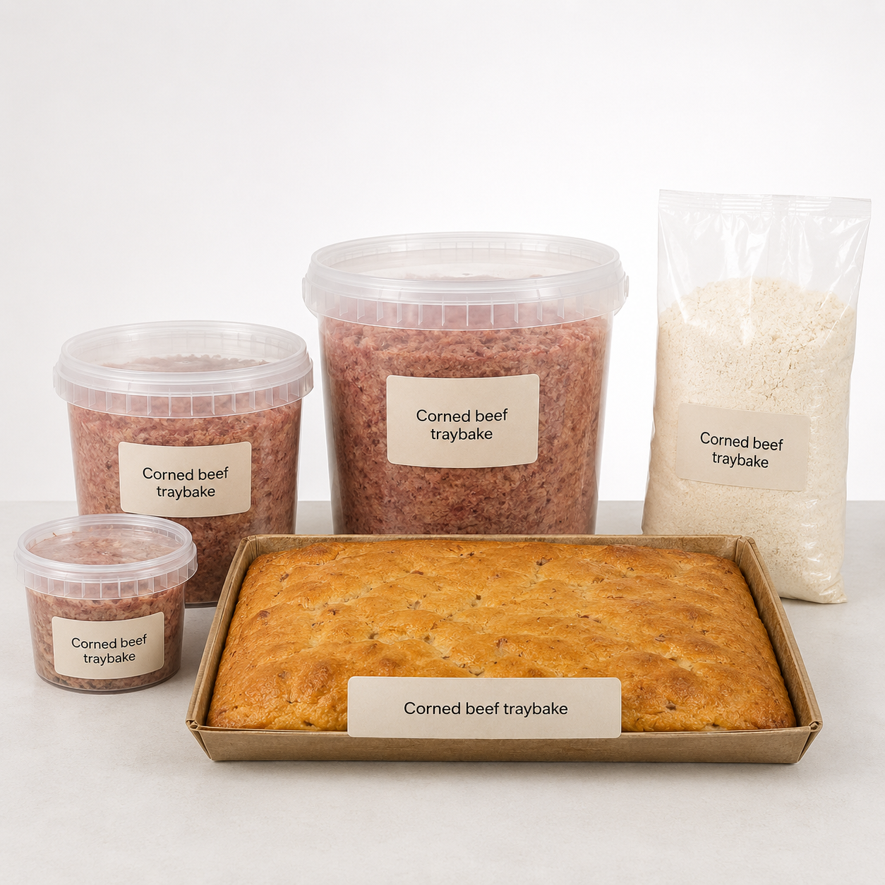 Corned beef traybake Corned beef traybake - Image 1