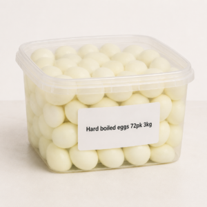 Hard boiled eggs 72pk 3kg