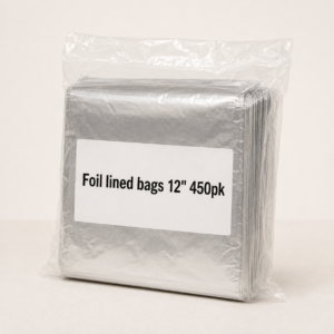 Foil lined bags 12" 450pk