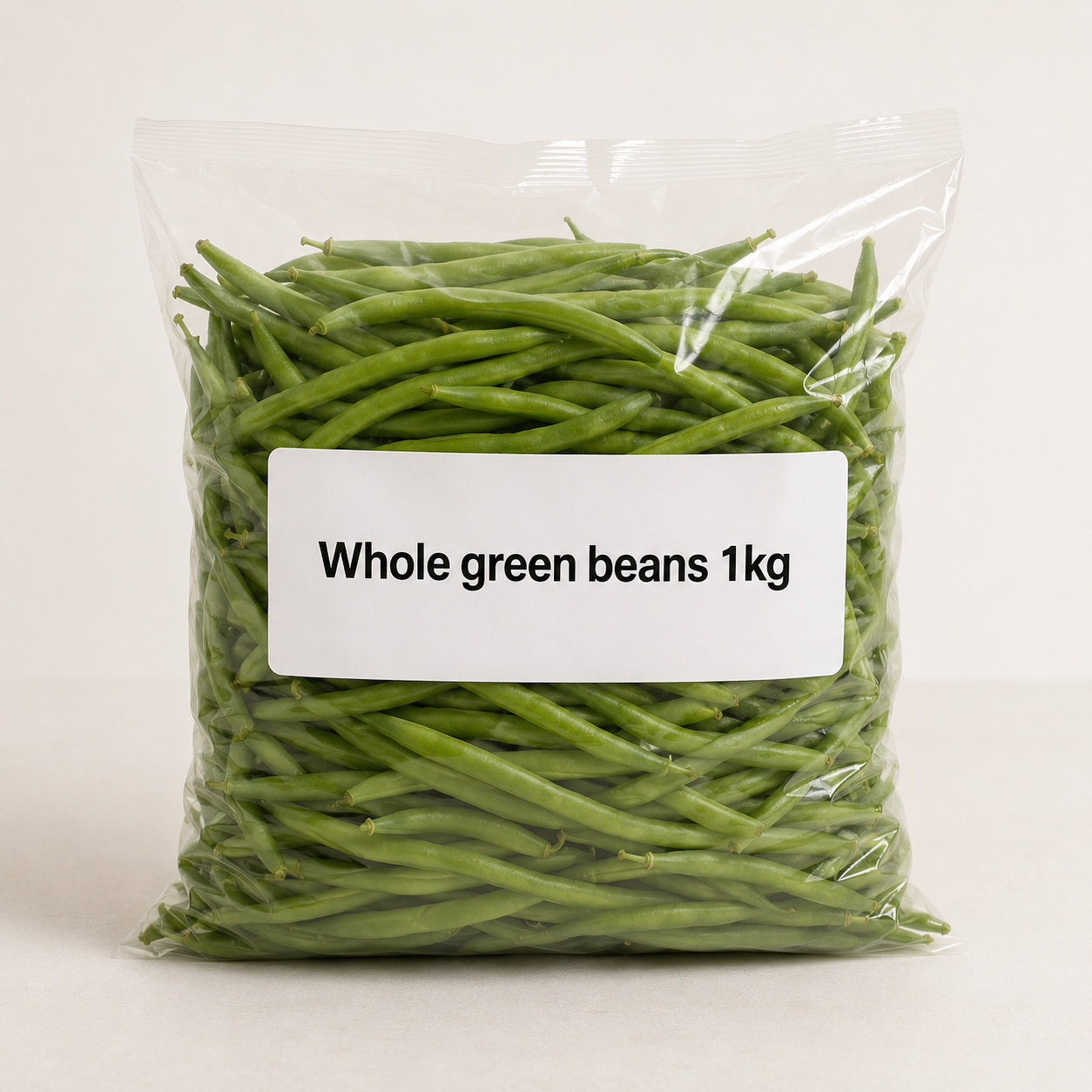Whole green beans 1kg Whole green beans 1kg - Image 1