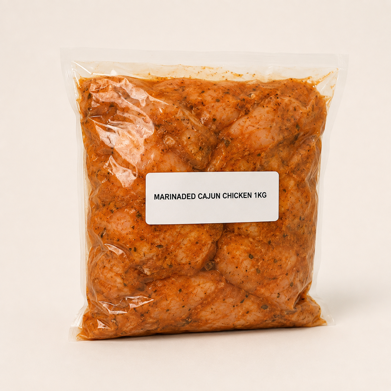 Marinaded Cajun chicken 1kg Marinaded Cajun chicken 1kg - Image 1