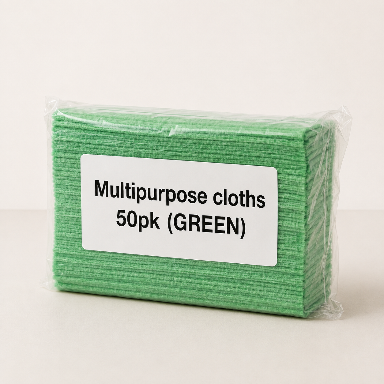 Multipurpose cloths 50pk (GREEN) Multipurpose cloths 50pk (GREEN) - Image 1