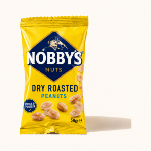 Nobby nuts dry roasted 24x50g – yellow packaging