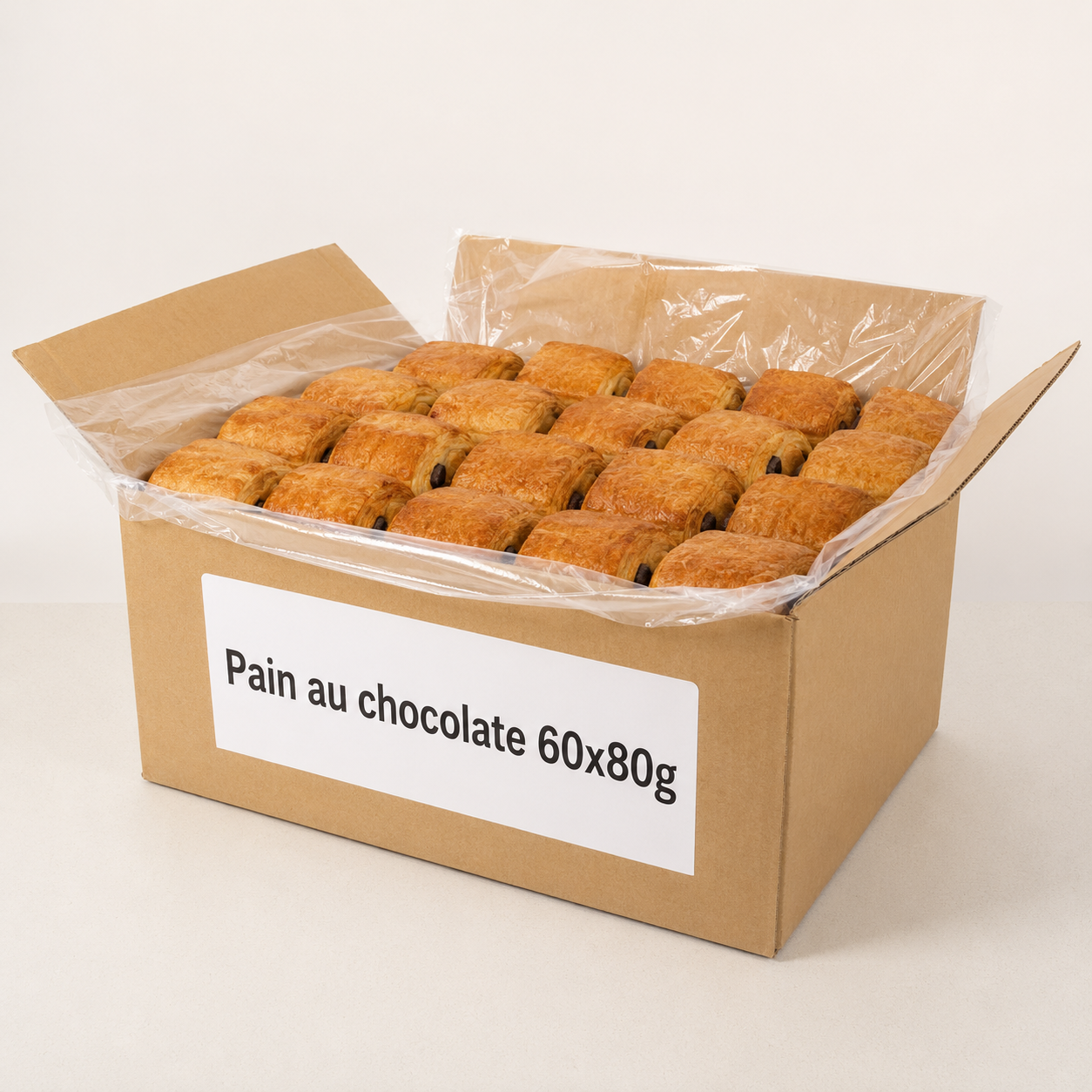 Pain au chocolate 60x80g Pain au chocolate 60x80g - Image 1