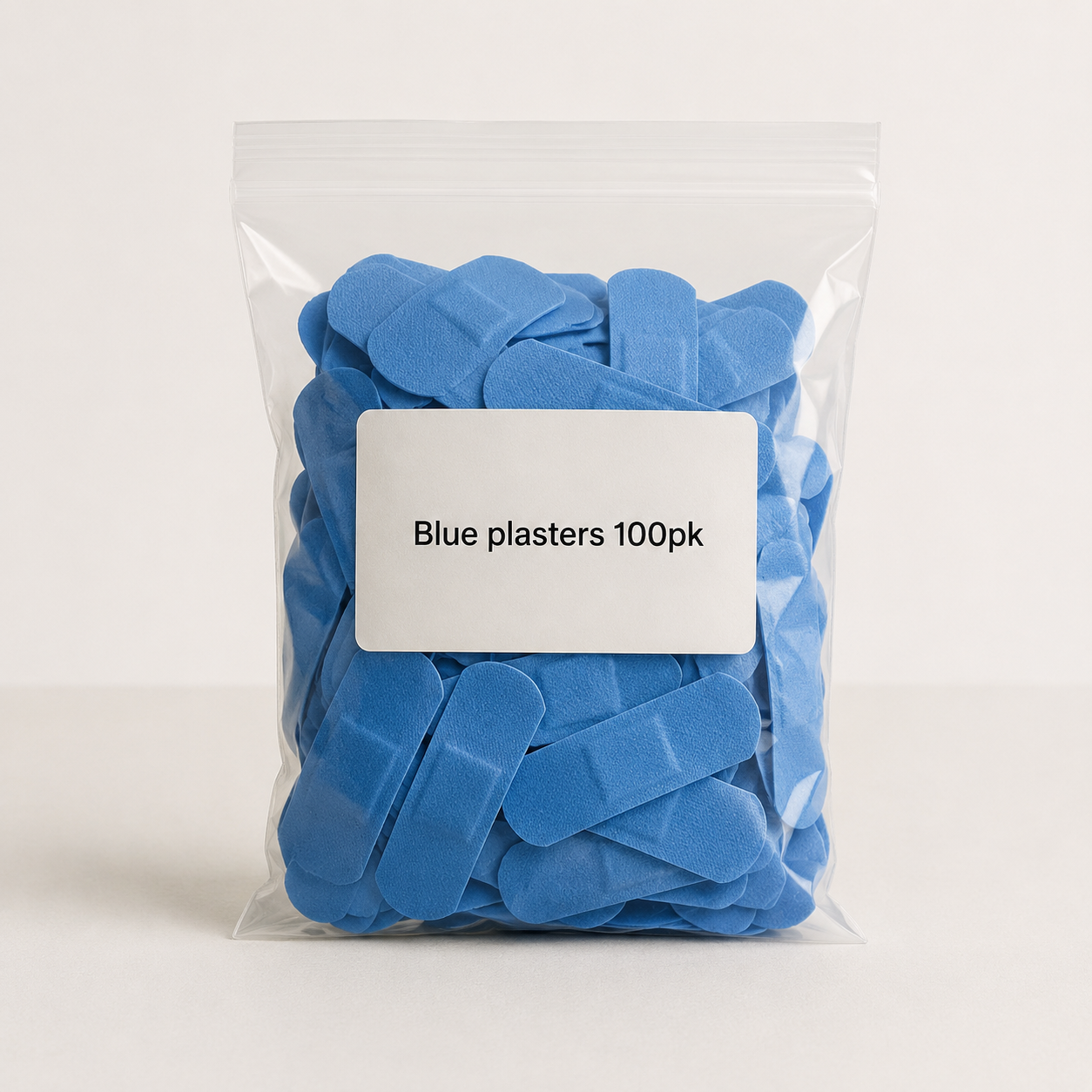 Blue plasters 100pk Blue plasters 100pk - Image 1