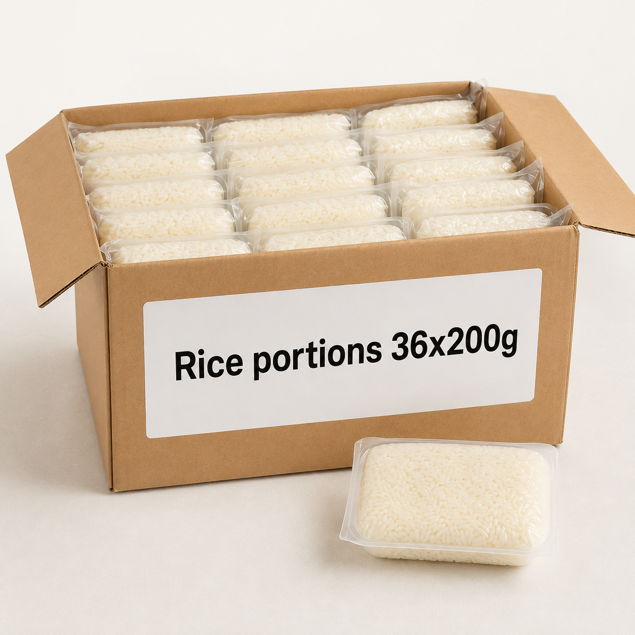 Rice portions 36x200g Rice portions 36x200g - Image 1