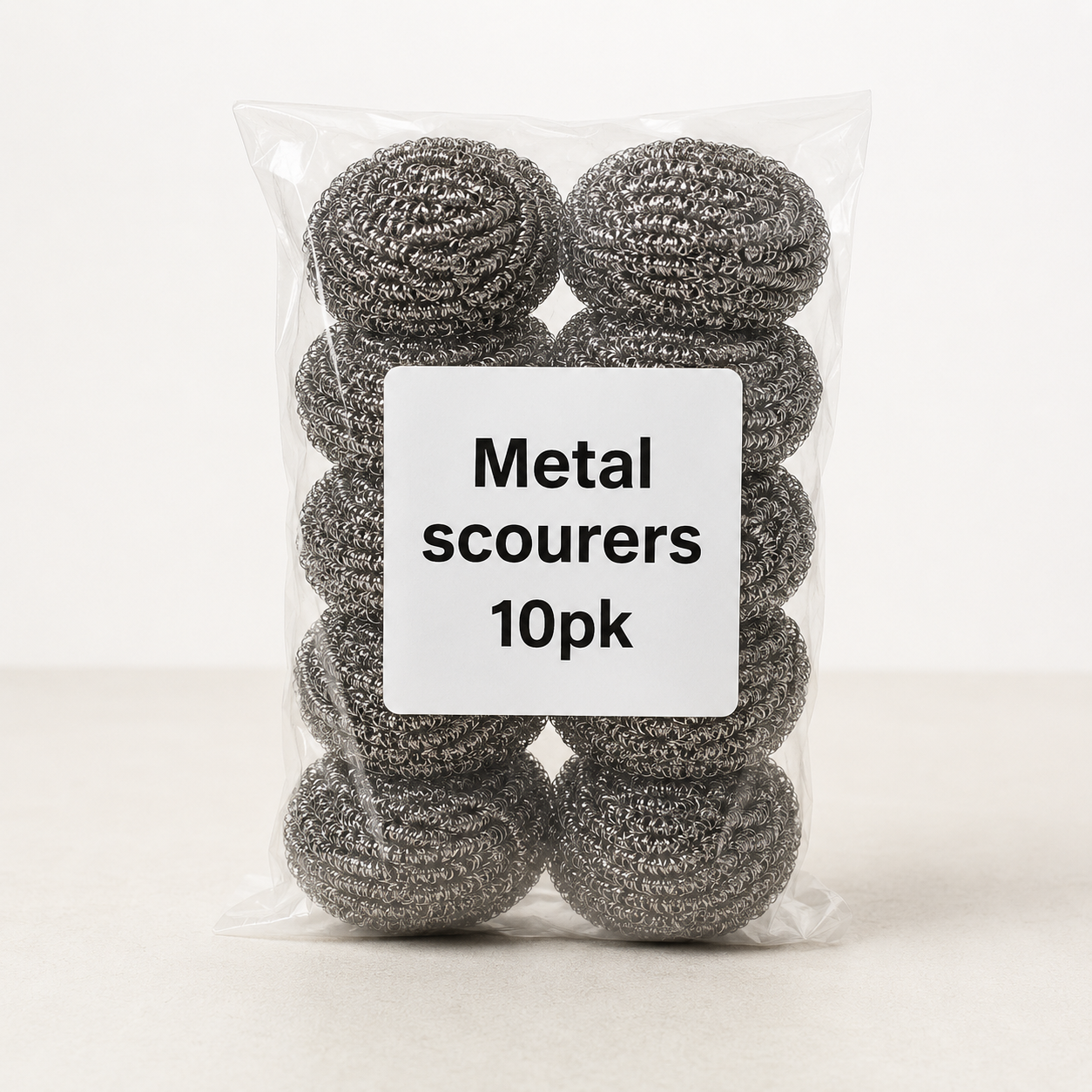 Metal scourers 10pk Metal scourers 10pk - Image 1