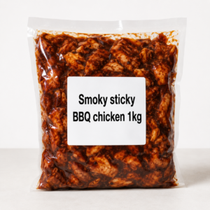 Smoky sticky BBQ chicken 1kg