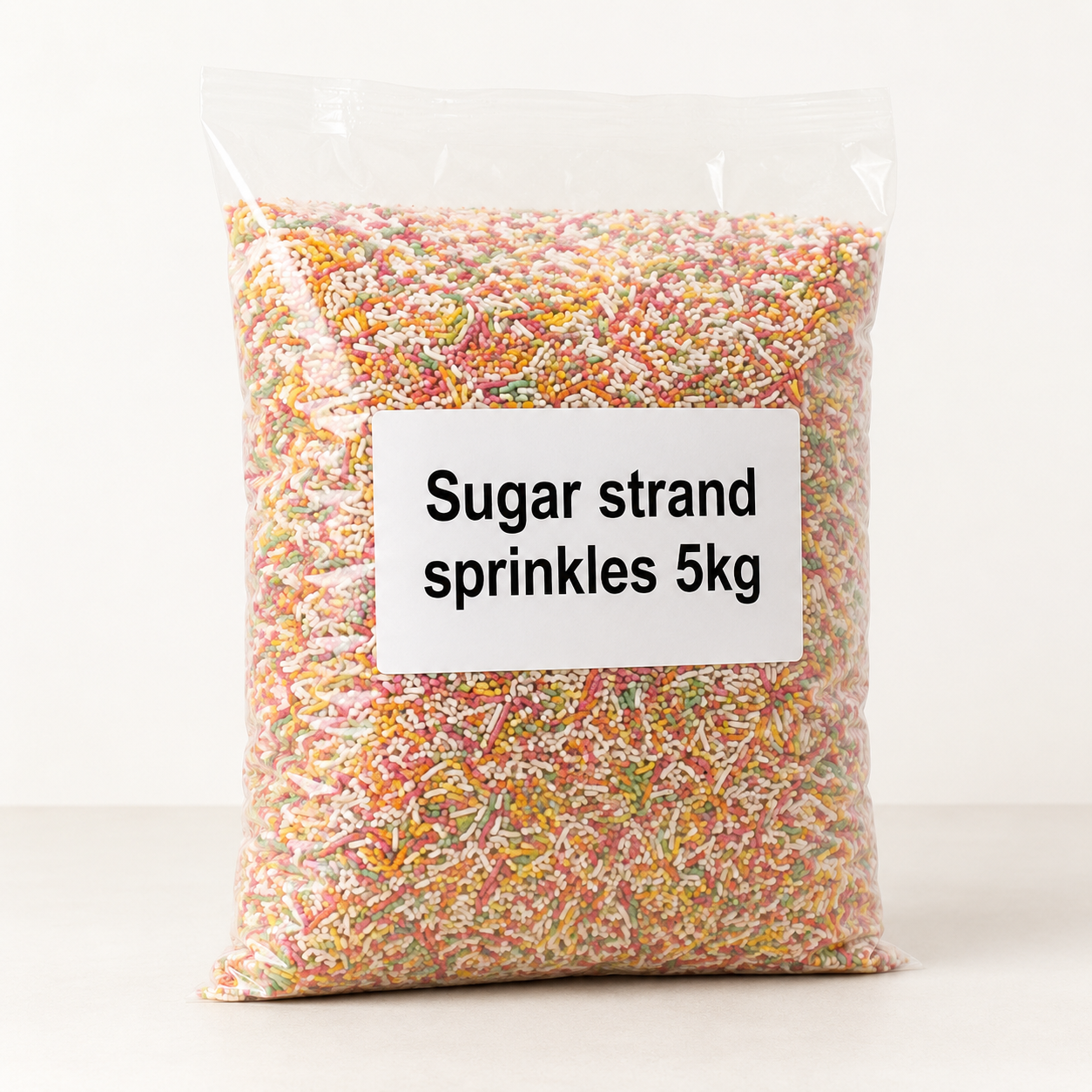 Sugar strand sprinkles 5kg Sugar strand sprinkles 5kg - Image 1