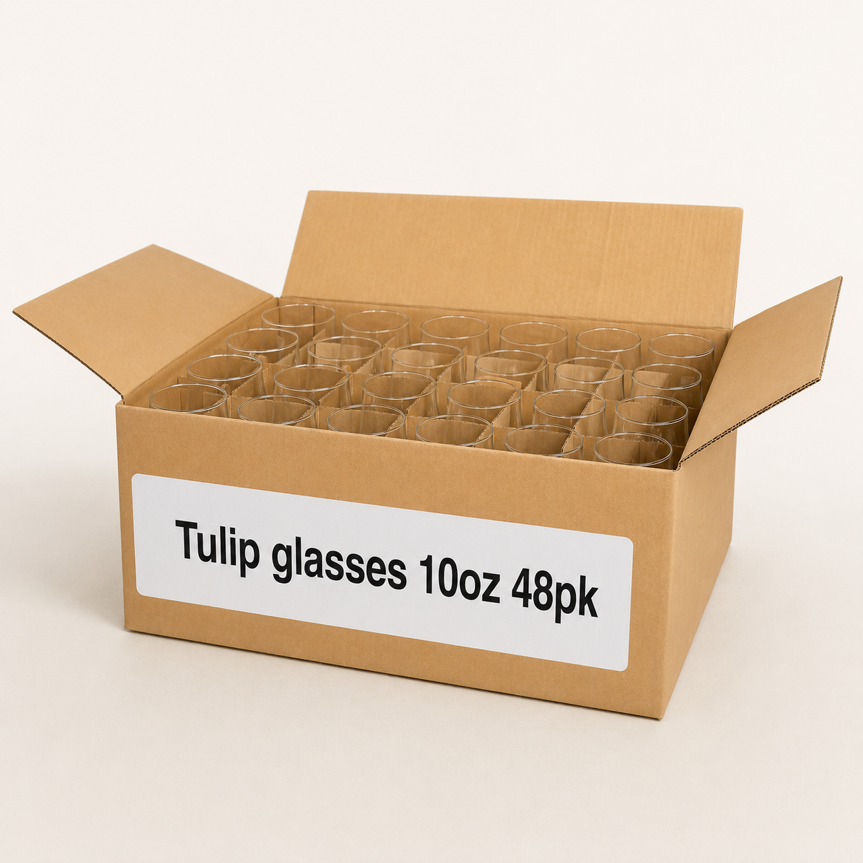 Tulip glasses 10oz 48pk Tulip glasses 10oz 48pk - Image 1