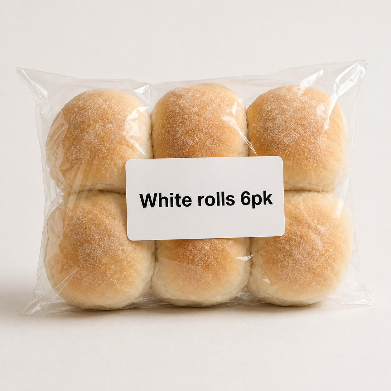 White rolls 6pk White rolls 6pk - Image 1