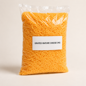 Grated coloured mature cheese 2kg