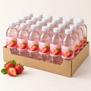 Flavoured water 24x500ml (STRAWBERRY)
