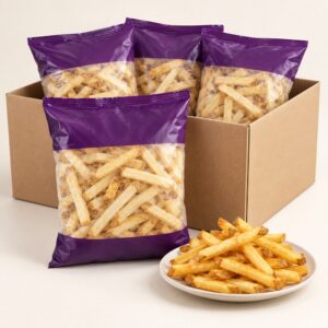 11mm skin on fries coated 4x2.25kg (PURPLE)